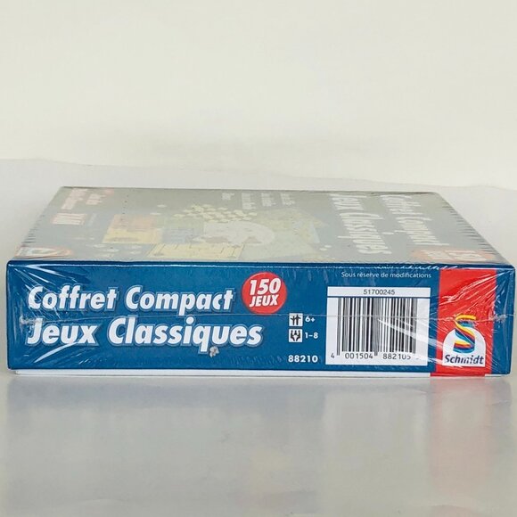 Schmidt 150 Classic Games in Compact Box French Version For Age 6+ New Sealed - Picture 9 of 15